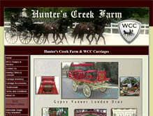 Tablet Screenshot of horsecarriages.com